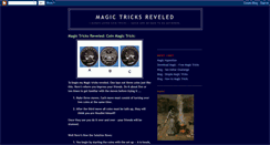 Desktop Screenshot of magictricksreveled.blogspot.com