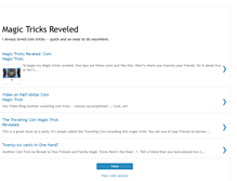 Tablet Screenshot of magictricksreveled.blogspot.com