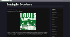 Desktop Screenshot of dancingfordecadence.blogspot.com