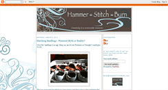 Desktop Screenshot of hammerstitchburn.blogspot.com