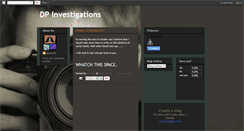 Desktop Screenshot of dpinvestigations.blogspot.com