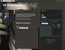 Tablet Screenshot of dpinvestigations.blogspot.com