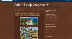 Desktop Screenshot of clubdelviajeempresarial.blogspot.com