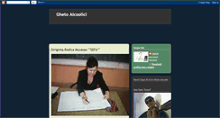 Desktop Screenshot of ghetoalchoolici.blogspot.com