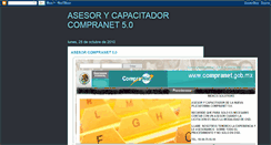 Desktop Screenshot of capacitacion-compranet-50-vgns.blogspot.com