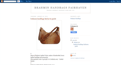 Desktop Screenshot of brahminhandbagsfairhaven.blogspot.com