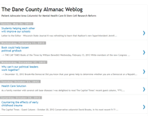 Tablet Screenshot of danecountyalmanac.blogspot.com