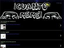 Tablet Screenshot of cuantomeme.blogspot.com