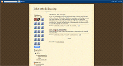 Desktop Screenshot of johnottohlleasing.blogspot.com