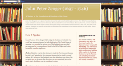 Desktop Screenshot of johnpeterzenger.blogspot.com