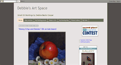 Desktop Screenshot of debbiesartspace.blogspot.com
