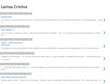Tablet Screenshot of larissacristina.blogspot.com
