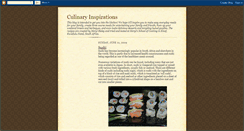 Desktop Screenshot of culinaryinspirations.blogspot.com