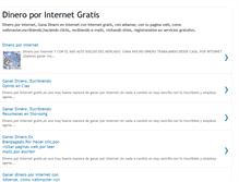 Tablet Screenshot of dineroporinternetgratis.blogspot.com