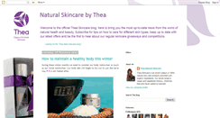 Desktop Screenshot of naturalskincarebythea.blogspot.com