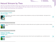 Tablet Screenshot of naturalskincarebythea.blogspot.com