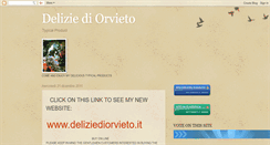 Desktop Screenshot of delizieorvieto.blogspot.com
