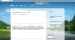 Desktop Screenshot of dog-foodbrands.blogspot.com
