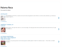 Tablet Screenshot of palomaroca.blogspot.com