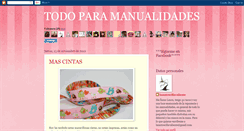 Desktop Screenshot of elpaisdelasmanualidades.blogspot.com
