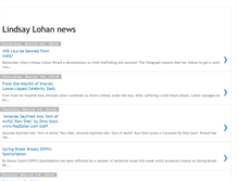 Tablet Screenshot of lindsaylohannews-boo.blogspot.com