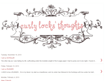 Tablet Screenshot of curlyloxthoughts.blogspot.com