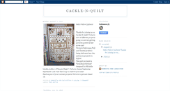 Desktop Screenshot of cacklenquilt.blogspot.com