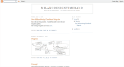 Desktop Screenshot of milanodesigntimeband.blogspot.com