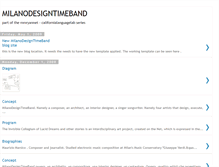 Tablet Screenshot of milanodesigntimeband.blogspot.com