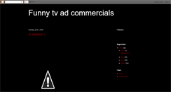 Desktop Screenshot of funny-tv-ad-commercials.blogspot.com