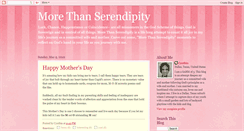 Desktop Screenshot of morethanserendipity.blogspot.com