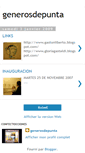 Mobile Screenshot of generosdepunta.blogspot.com