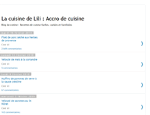Tablet Screenshot of lacuisinedelili.blogspot.com