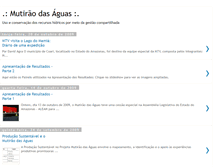 Tablet Screenshot of mutiraodasaguas.blogspot.com