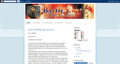 Desktop Screenshot of battlecryfromthewall.blogspot.com