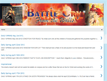 Tablet Screenshot of battlecryfromthewall.blogspot.com