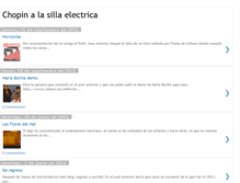Tablet Screenshot of chopinalasillaelectrica.blogspot.com