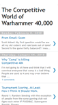 Mobile Screenshot of competitive40k.blogspot.com