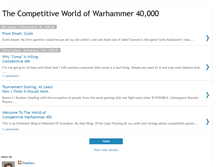 Tablet Screenshot of competitive40k.blogspot.com