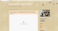 Desktop Screenshot of cronachedallufficio.blogspot.com