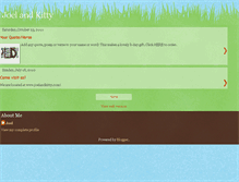Tablet Screenshot of joelandkitty.blogspot.com