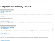 Tablet Screenshot of guide4students.blogspot.com