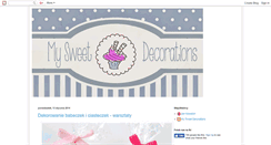 Desktop Screenshot of mysweetdecorations.blogspot.com