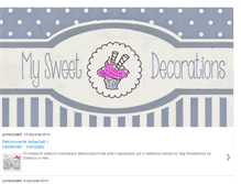 Tablet Screenshot of mysweetdecorations.blogspot.com