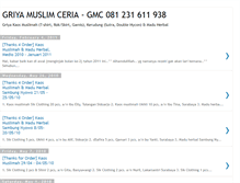 Tablet Screenshot of ceria-house-of-moslem.blogspot.com