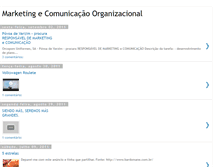 Tablet Screenshot of comunicacao-organizacional.blogspot.com