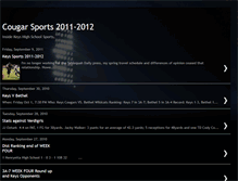 Tablet Screenshot of cougarsportingblog.blogspot.com