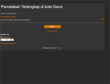 Tablet Screenshot of percetakangarut.blogspot.com