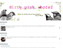 Tablet Screenshot of dirtypinkhotel.blogspot.com