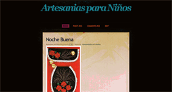 Desktop Screenshot of manualidades-para-ninos.blogspot.com